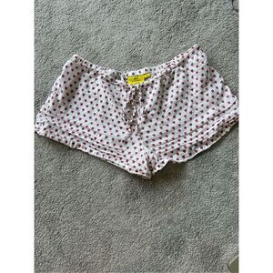 Roller rabbit heart cotton pj shorts, XS $68 A42